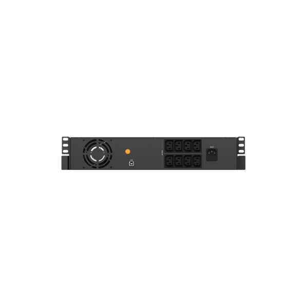 Njoy szünetmentes 2000va - code 2000 (8 iec c13, line-interaktív, usb menedzsment, szoftver, lcd kijelző, 2u rack)
