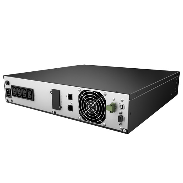 Njoy szünetmentes 2200va - argus 2200 (4 iec c13, line-interaktív, rj45, rs232, usb, szoftver, lcd kijelző, 2u rack)