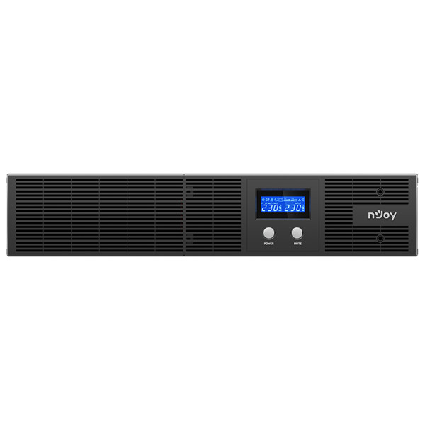 Njoy szünetmentes 2200va - argus 2200 (4 iec c13, line-interaktív, rj45, rs232, usb, szoftver, lcd kijelző, 2u rack)