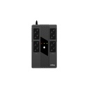 Njoy szünetmentes 600va - token 600 (2x4 schuko, line-interaktív, hid usb, túlfeszültség védett, fekete)