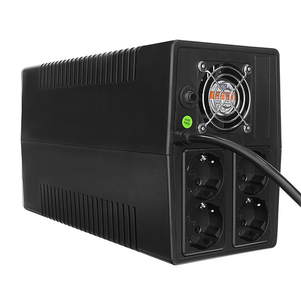 S-link szünetmentes 2000va - might u200 (2000va, 12v9ah*2, 1200w, line-interactive, 4 db töltő aljzat)