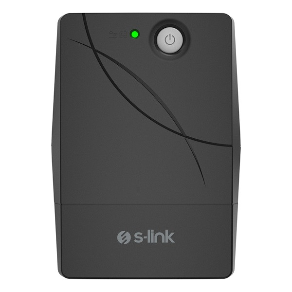 S-link szünetmentes 600va - force u6 (600va, 12v7ah*1, 360w, line-interactive, 2 db töltő aljzat)