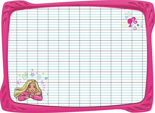 Fehértábla, törhetetlen, MAPED "Barbie"