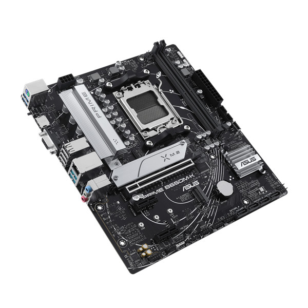 Asus alaplap - amd prime b650m-k am5 (b650, atx, 2xddr5 7800+mhz, 4xsata3, 2x m.2, hdmi+vga)