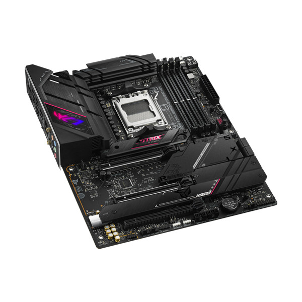 Asus alaplap - amd rog strix b650e-e gaming wifi am5 (b650, atx, 4xddr5 6400+mhz, 4xsata3, 4x m.2, hdmi+dp)