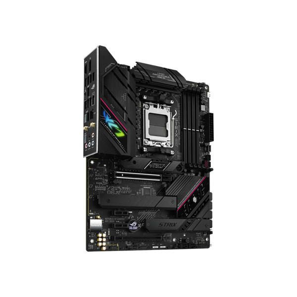 Asus alaplap - amd rog strix b650e-f gaming wifi am5 (b650, atx, 4xddr5 6400+mhz, 4xsata3, 3x m.2, hdmi+dp)