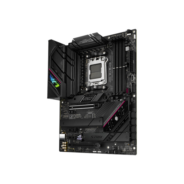 Asus alaplap - amd rog strix b650e-f gaming wifi am5 (b650, atx, 4xddr5 6400+mhz, 4xsata3, 3x m.2, hdmi+dp)