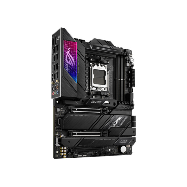 Asus alaplap - amd rog strix x670e-e gaming wifi am5 (x670, atx, 4xddr5 6400+mhz, lan, 4xsata3, 4x m.2, hdmi+dp)