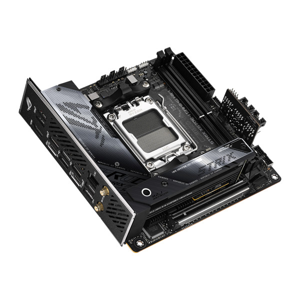 Asus alaplap - amd rog strix x670e-i gaming wifi am5 (x670, itx, 2xddr5 6400+mhz, lan, 2xsata3, 2x m.2, hdmi)