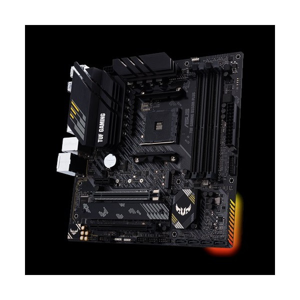 Asus alaplap - amd tuf gaming b550m-plus am4 (b550, 4xddr4 4800mhz, 6xsata3, 2x m.2, raid, 6xusb2.0, 8xusb3.2)
