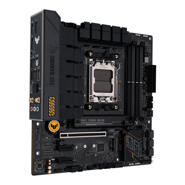 Asus alaplap - amd tuf gaming b650m-e wifi am5 (b650, micro-atx, 4xddr5 7600+mhz, 4xsata3, 2x m.2, hdmi+2xdp)