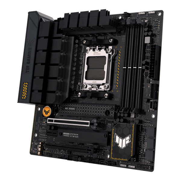 Asus alaplap - amd tuf gaming b650m-plus wifi am5 (b650, micro-atx, 4xddr5 6400+mhz, 4xsata3, 2x m.2, hdmi+dp)