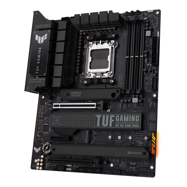 Asus alaplap - amd tuf gaming x670e-plus am5 (x670, atx, 4xddr5 6400+mhz, lan, 4xsata3, 4x m.2, hdmi+dp)