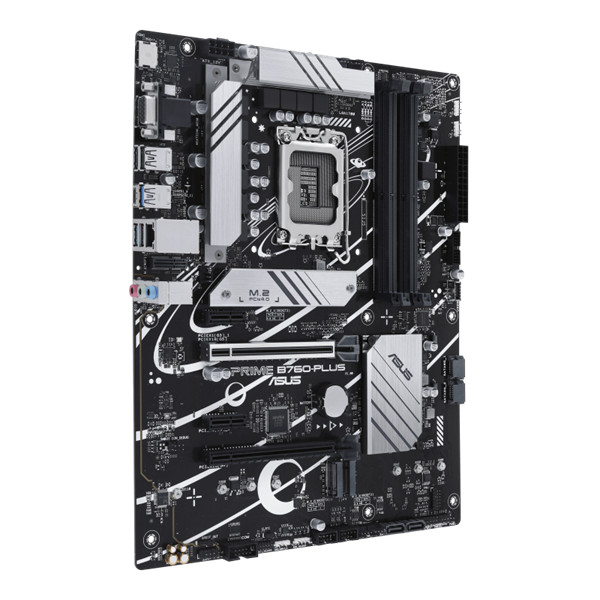 Asus alaplap - intel prime b760-plus s1700 (b760, 4xddr5 7200+mhz, 4xsata3, 2xm.2, hdmi+dp+vga)