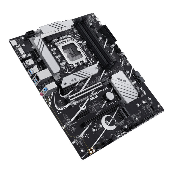 Asus alaplap - intel prime b760-plus s1700 (b760, 4xddr5 7200+mhz, 4xsata3, 2xm.2, hdmi+dp+vga)
