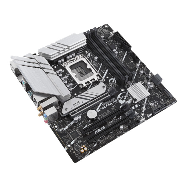 Asus alaplap - intel prime b760m-a wifi d4 s1700 (b760, 4xddr4 5333mhz, 4xsata3, 2xm.2, 2xhdmi+dp)