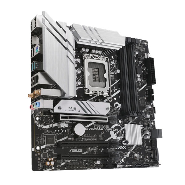 Asus alaplap - intel prime b760m-a wifi d4 s1700 (b760, 4xddr4 5333mhz, 4xsata3, 2xm.2, 2xhdmi+dp)
