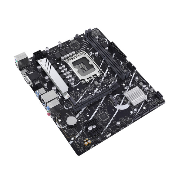 Asus alaplap - intel prime b760m-k d4 s1700 (b760, 2xddr4 5333mhz, 4xsata3, 2xm.2, hdmi+vga)