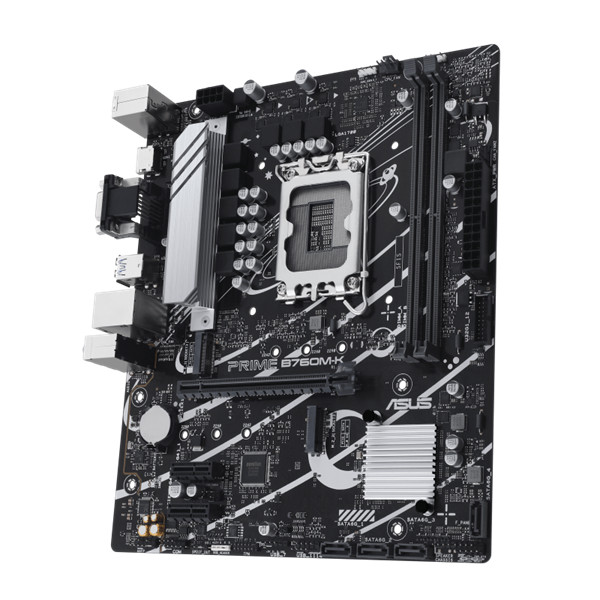 Asus alaplap - intel prime b760m-k s1700 (b760, 2xddr5 8000mhz, 4xsata3, 2xm.2, hdmi+vga)