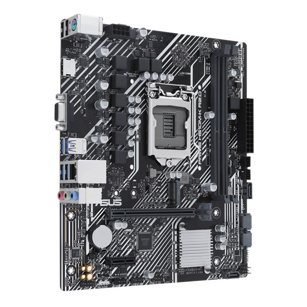 Asus alaplap - intel prime h510m-k r2.0 s1200 (h510, 2xddr4 3200mhz, 4xsata3, 1xm.2, vga/hdmi)