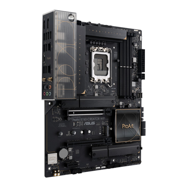Asus alaplap - intel proart b760-creator wifi s1700 (b760, 4xddr5, 4xsata3, 3xm.2, hdmi+dp)