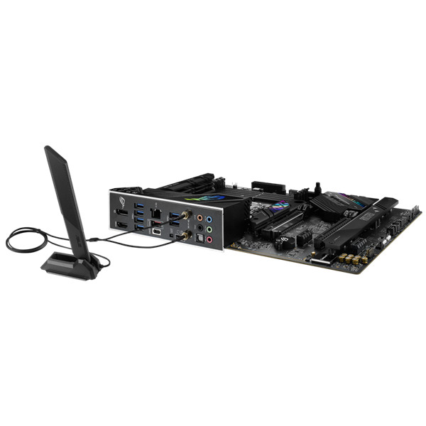 Asus alaplap - intel rog strix b760-f gaming wifi s1700 (b760, 4xddr5 7800+mhz, 4xsata3, 3xm.2, hdmi+dp)