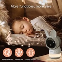 Arenti bébiőr - ainanny-cam (3mp, wifi, sírás-, hőmérséklet-, páratartalom figyelés, microsd, mikrofon, hangszóró)