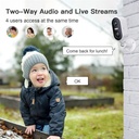 Arenti ip wifi csempekamera - go1 + sp2 (3mp, 2,4mm, kültéri, ir10m, 6700mah, microsd, mikrofon, hangszóró, sp2 napelem)