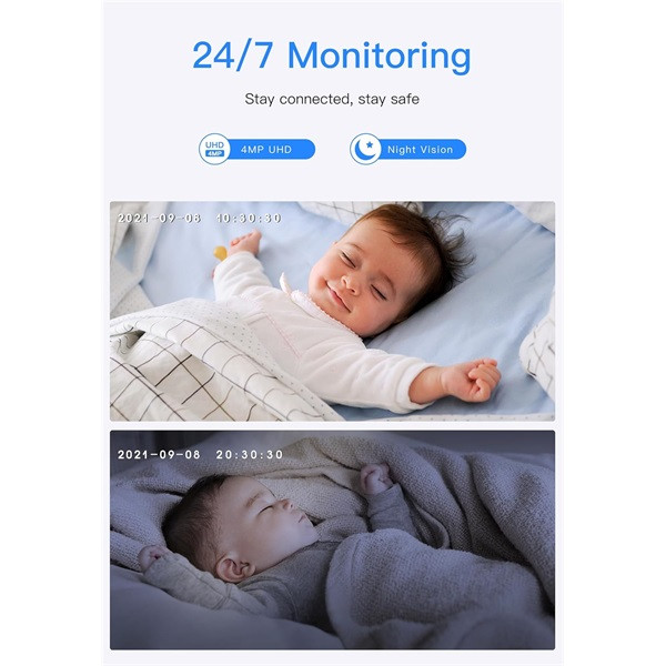 Arenti ip wifi csempekamera - in1q (4mp, 3,6mm, beltéri, ir10m, microsd, mikrofon, hangszóró)