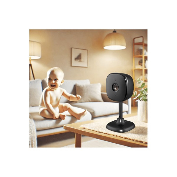 Woox ip wifi csempekamera - r4208 (2mp, f2.0, beltéri, ir5m, mikrofon, hangszóró)