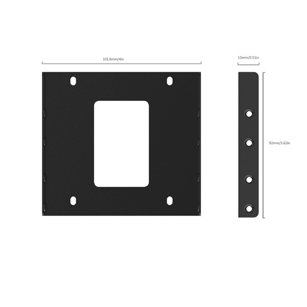 Orico beépítő keret - hb-325-v1-bk (3,5" -> 2,5" hdd/ssd, fekete)