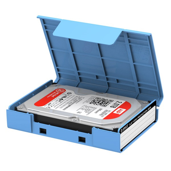 Orico hdd védőtok - php35-v1-bl /150/ (3,5", anti-statikus, porálló, kék)