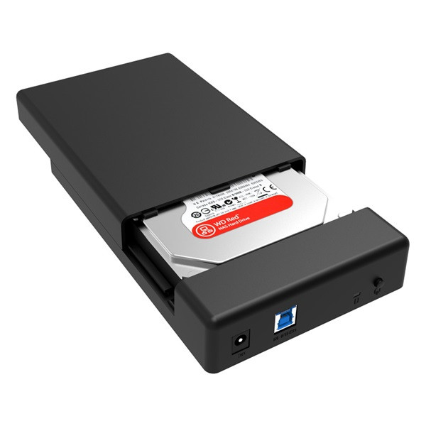 Orico külső hdd/ssd ház 3.5"/2,5" - 3588us3-v1-eu-bk/53/ (usb-a 3.0, max.: 16tb, fekete)