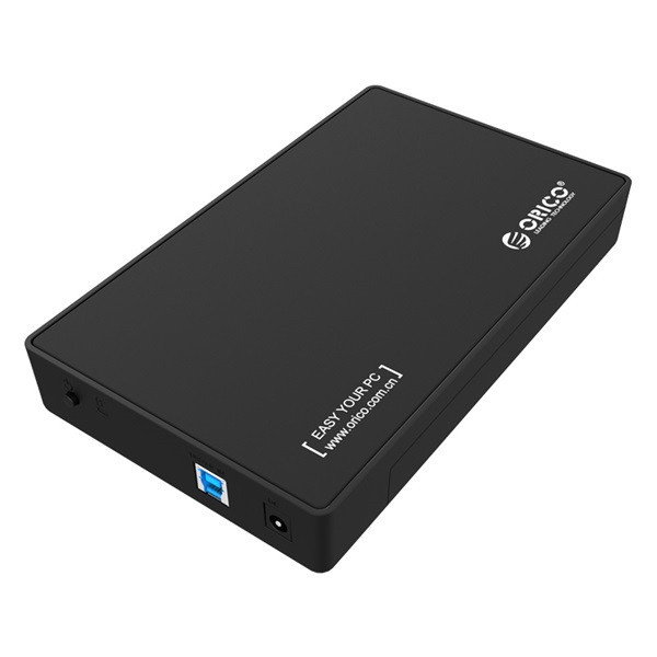 Orico külső hdd/ssd ház 3.5"/2,5" - 3588us3-v1-eu-bk/53/ (usb-a 3.0, max.: 16tb, fekete)
