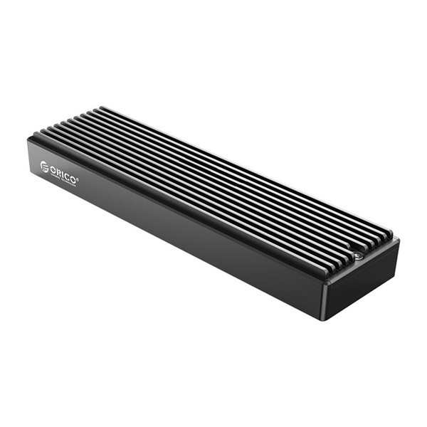 Orico külső m.2 ház - m2pv-c3-bk/72/ (usb-c 3.1 gen2 -> m.2 nvme, max.: 2tb, 10 gbps)
