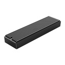 Orico külső m.2 ház - m2pv-c3-bk/72/ (usb-c 3.1 gen2 -> m.2 nvme, max.: 2tb, 10 gbps)