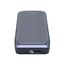 Orico külső m.2 ház - m2v01-c4-gy /91/ enclosure (usb-c 4.0 -> m.2 nvme, max.: 2tb, 40 gbps)