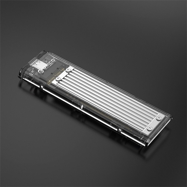 Orico külső m.2 ház - tcm2-c3-bk/19/ (usb-c 3.1 -> m.2 nvme, max.: 2tb, 10 gbps, fekete)
