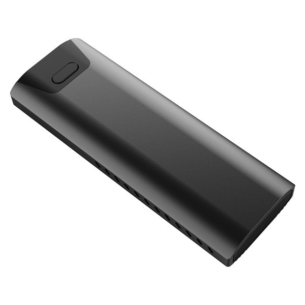 Sandberg külső ssd ház - usb 3.2 case for m.2+nvme ssd (usb-c; m.2/nvme; max.:2tb, fekete)