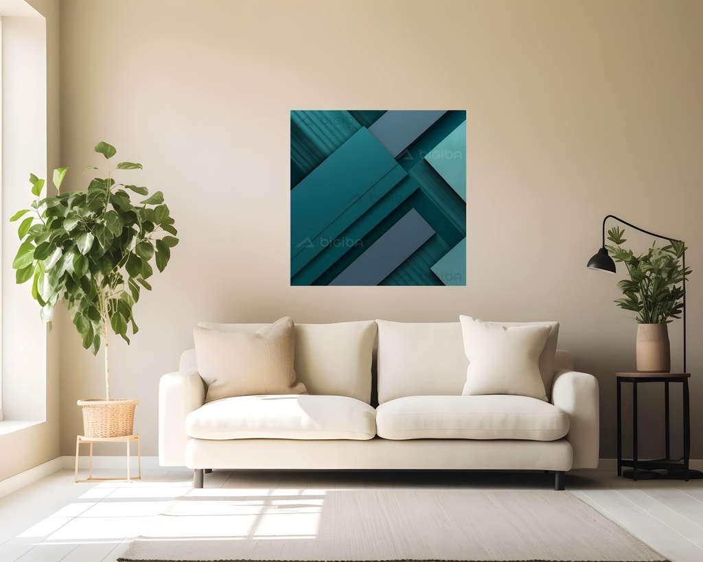 Aqua Geometric Haven
