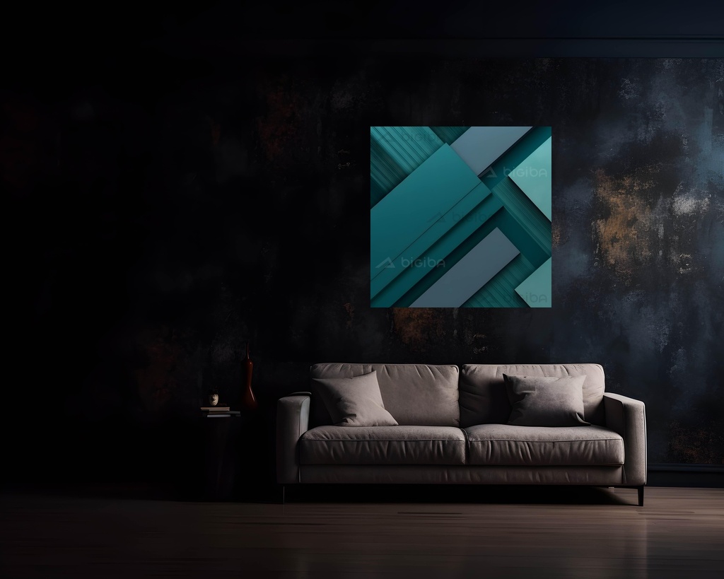 Aqua Geometric Haven