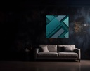 Aqua Geometric Haven