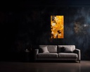 Golden Abstract Mosaic