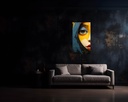 Mystique Gaze: Canvas of Contrasts