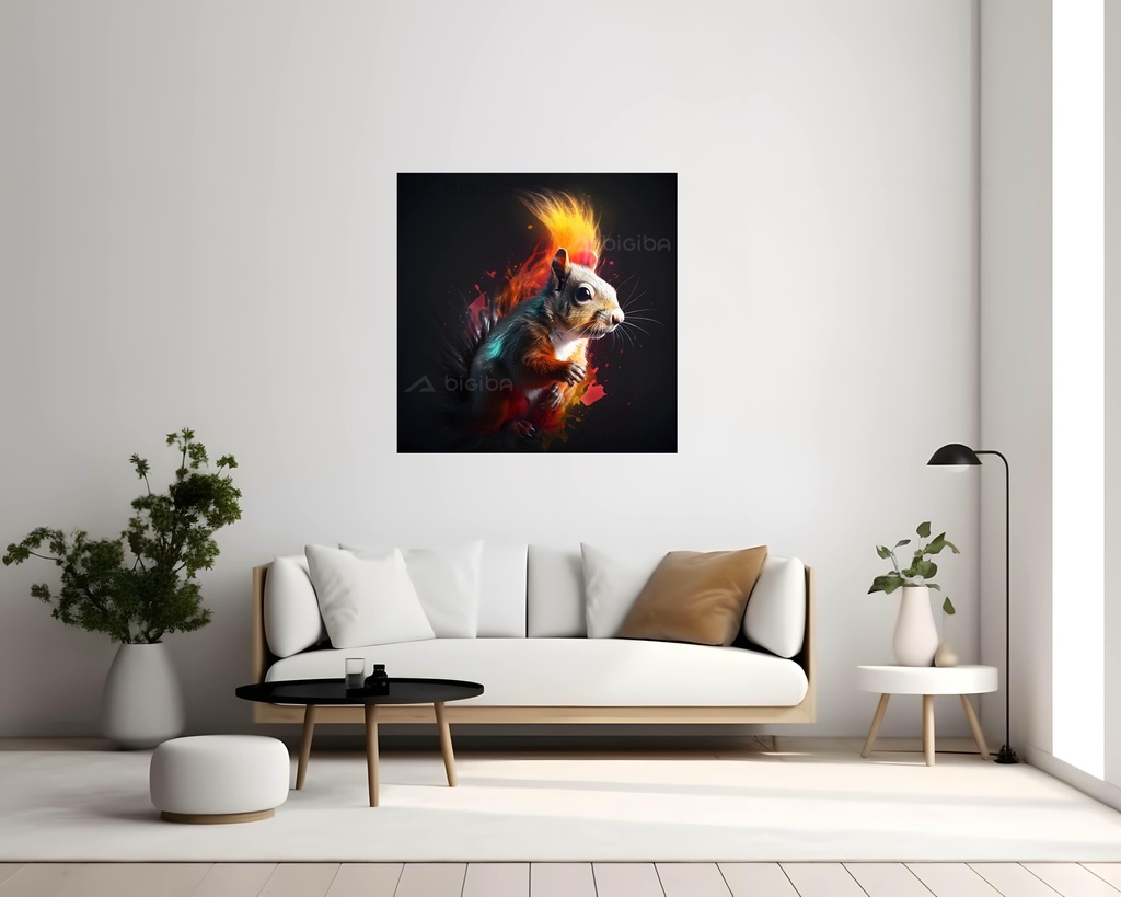 Mystical Flame Squirrel