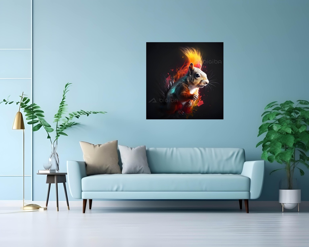 Mystical Flame Squirrel