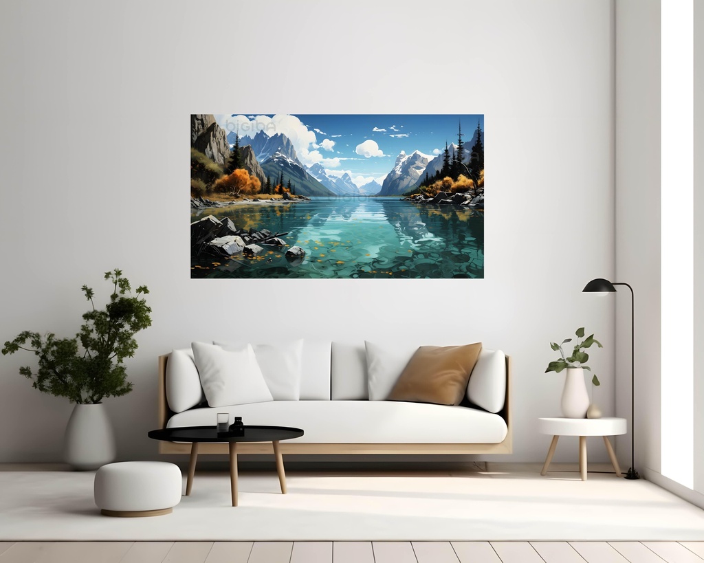 Serene Mountain Majesty
