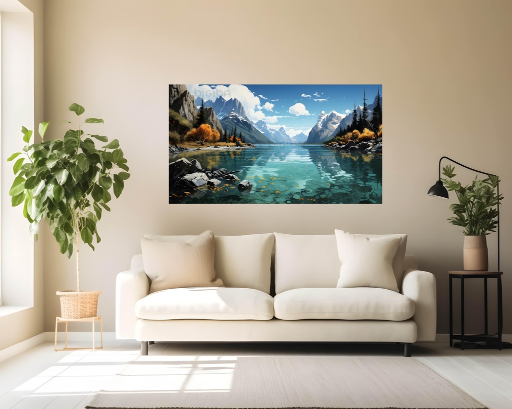 Serene Mountain Majesty