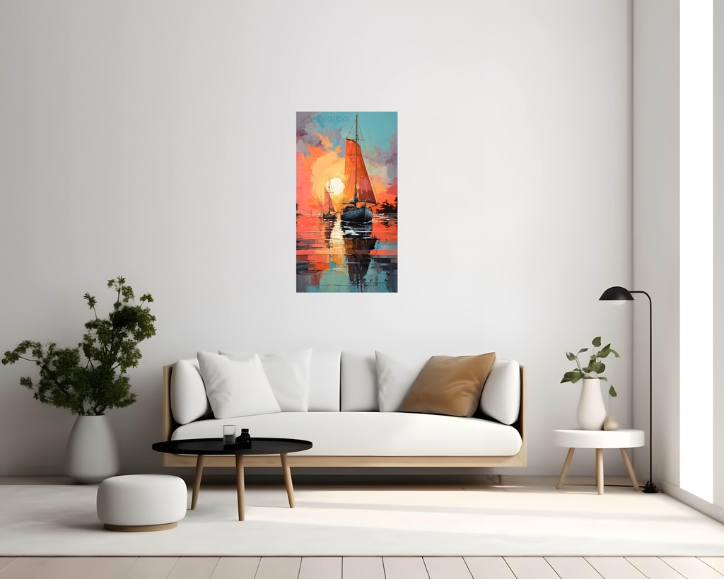 Sunset Sail Serenity