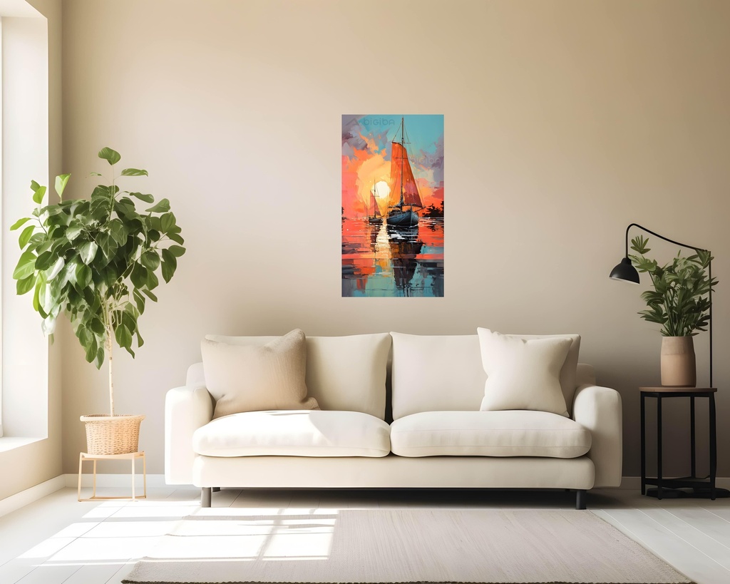 Sunset Sail Serenity